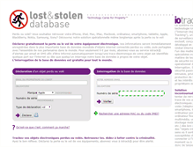 Tablet Screenshot of loststolenbase.com